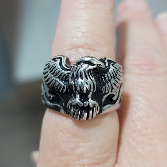 Other - Men's Stainless Steel Eagle Ring